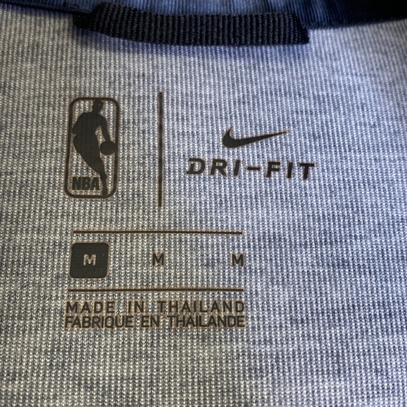 Nike NBA Dri-Fit Hooded Zip Front Sweatshirt Men's Size Medium - Picture 9 of 12